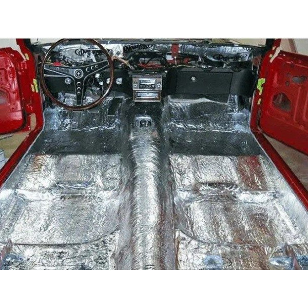 Авто Шумоізоляція фольгований Soft Metal Армований 10 мм 1000 х 500 мм 1 шт