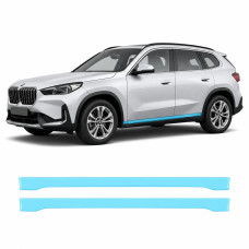 Антигравийная защитная бронепленка по лекалам для BMW X1 U11 2022- нижняя зона кузова пороги
