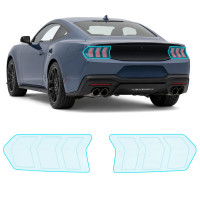 Антигравийная защитная бронепленка по лекалам для Ford Mustang S650 2024- задние фонари стопы