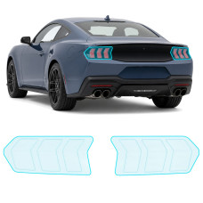 Антигравийная защитная бронепленка по лекалам для Ford Mustang S650 2024- задние фонари стопы