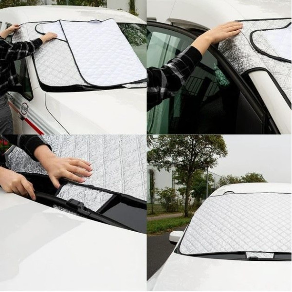 Чохол на лобове скло від замерзання Heyner Windscreen Cover Pro 95х145 см (Подвійна Щільна) (512500)