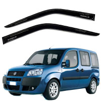 Дефлекторы окон ветровики для FIAT Doblo 2d 2000-2010 Voron Glass