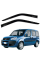 Дефлекторы окон ветровики для FIAT Doblo 2d 2000-2010 Voron Glass