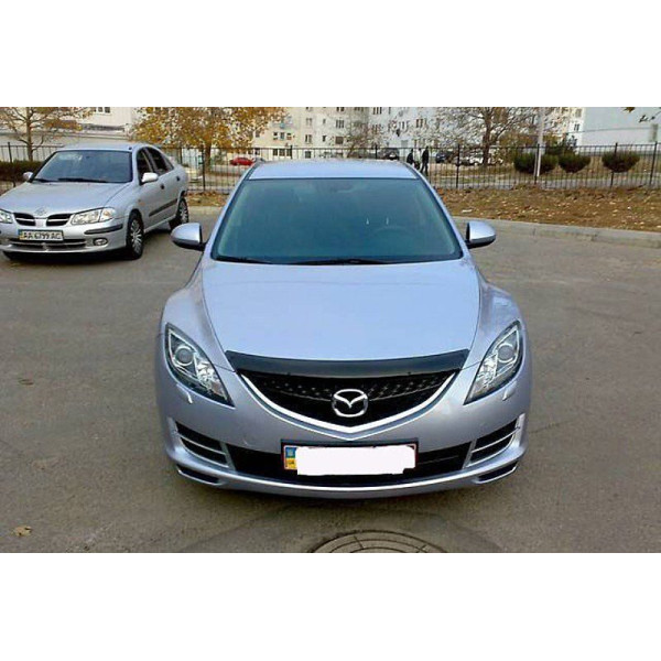 Дефлектор капоту мухобійка для MAZDA 6 2008-2012