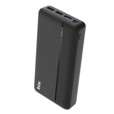 Power Bank Портативний Акумулятор Bix 30000 mAh 3x USB 22,5 Вт Чорний (PB302)