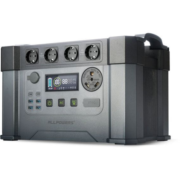 Портативна зарядна станція AAllpowers S2000 Pro 1500Wh 405405mAh 2400W Portable Power Station