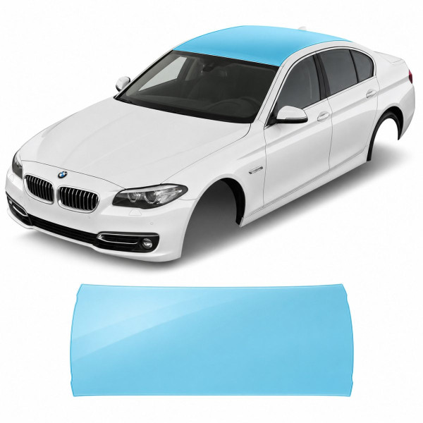 Антигравийная защитная бронепленка по лекалам для BMW 5 Series F10 facelift 2013-2017 - зона крыши