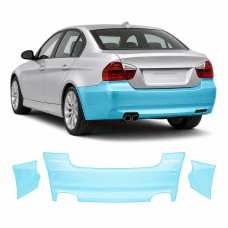 Антигравійна захисна бронеплівка за лекалами для BMW 3 Series E90 2005-2011 - задній бампер