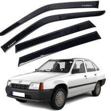 Дефлектори вікон вітровики Opel Kadett E Седан 1984-1991 Voron Glass