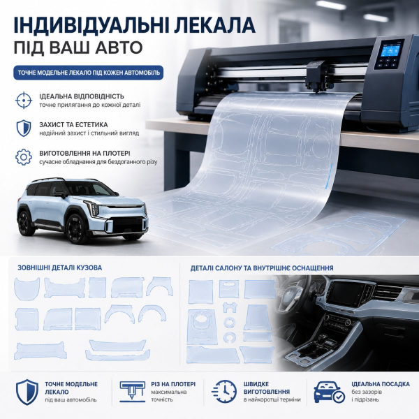 Антигравийная защитная бронепленка по лекалам для Kia Sportage NQ5 facelift 2025 - передний бампер