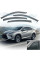 Дефлекторы окон ветровики Benke для Lexus RX 2016- Хром Молдинг Из Нержавеющей Стали 3D (BLXRX1623-W/S)