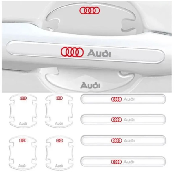 Комплект захисних плівок Нано під ручки авто (відбійник на дверях) Audi 8 шт
