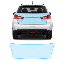 Антигравійна захисна бронеплівка за лекалами для Mitsubishi ASX I facelift 2016-2023 - зона кришки багажника