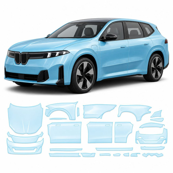 Антигравийная защитная бронепленка по лекалам для BMW iX3 NA5 2025- полный кузов