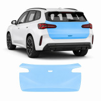 Антигравийная защитная бронепленка по лекалам для BMW X3 G45 2024- зона крышки багажника