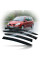 Дефлектори вікон вітровики HIC для Renault Scenic II / Grand Scenic 2003-2009 (REN06)