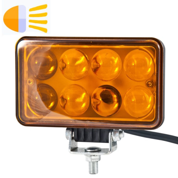 Додаткова світлодіодна LED фара БЕЛАВТО EPISTAR Spot Далеке світло Алюмінієвий корпус (BOL0803LA)