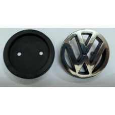 Емблема для Volkswagen 80 мм / пласти до / різ.пиловник / 2 пуклі