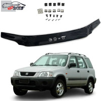 Дефлектор капоту мухобійка Honda CR-V 1995-2002 Євро Кріплення (Vip Tuning) HD07