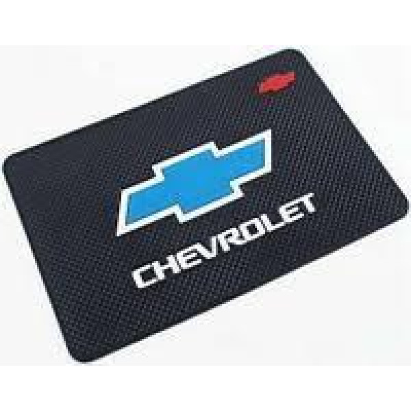 Антиковзкий килимок торпедо для Chevrolet (всі моделі 1990-2026) силікон чорний