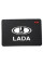 Антискользящий коврик торпеды с логотипом Lada
