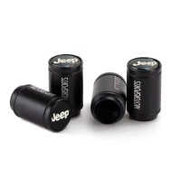 Захисні ковпачки на ніпеля Jeep Чорні 4 шт