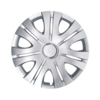 Ковпак колеса з емблемою Toyota SKS317 R15 сірий з логотипом на вибір 4 шт