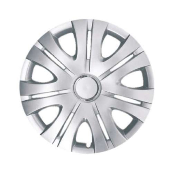 Ковпак колеса з емблемою Toyota SKS317 R15 сірий з логотипом на вибір 4 шт
