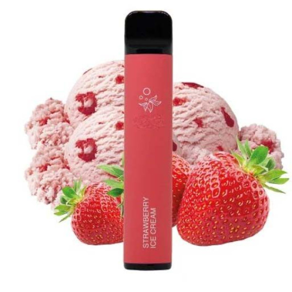 Elf Bar 1500 Classic Strawberry ice cream Полуничне Морозиво