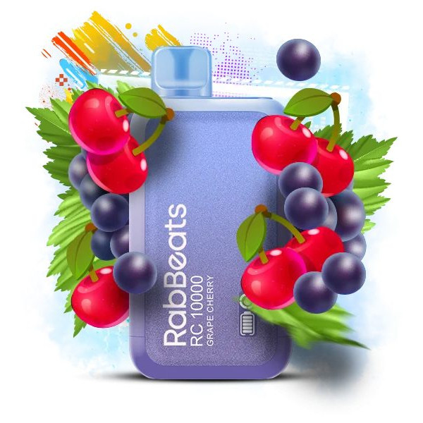 RabBeats (Elf Bar) RC10000 Grape Cherry Виноград Вишня