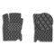Коврики в салон передние для Nissan Qashqai 2014-2021 Экокожа 2 шт (Rombus)