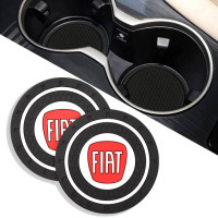 Антискользящий коврик В Подстаканник Fiat ⌀7 см 2 шт