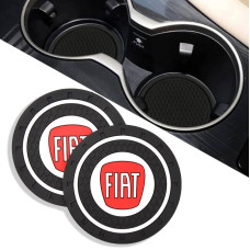 Антискользящий коврик В Подстаканник Fiat ⌀7 см 2 шт
