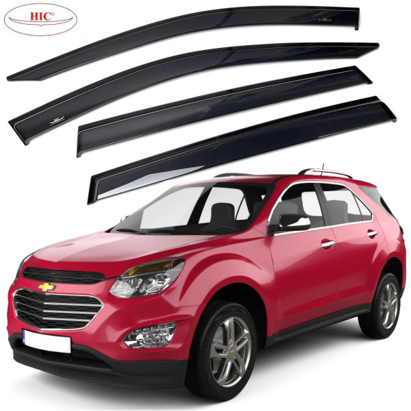 Дефлектори вікон вітровики HIC для Chevrolet Equinox 2018- Оригінал (CH39)