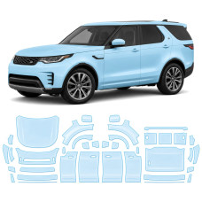 Антигравийная защитная бронепленка по лекалам для Land Rover Discovery L462 facelift 2021- полный кузов