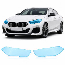 Антигравийная защитная бронепленка по лекалам для BMW 2 Series Gran Coupe F44 2019-2024 - оптика (фары и ПТФ)