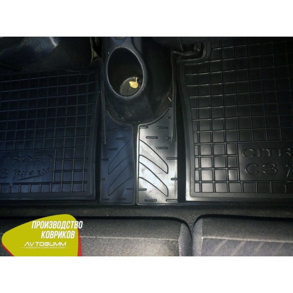 Автомобільні килимки в салон Citroen C3 Picasso 2009- (Avto-Gumm)