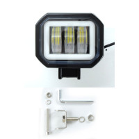Світлодіодна додаткова LED фара 95х73х60 mm/30W/10Wх3/Лінза з ДХО 10-30V/1 шт