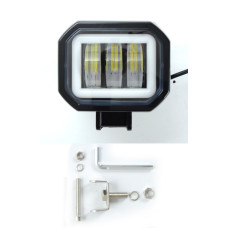 Світлодіодна додаткова LED фара 95х73х60 mm/30W/10Wх3/Лінза з ДХО 10-30V/1 шт
