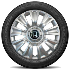 Ковпак колеса з емблемою Honda SKS424 R16 сірий з логотипом на вибір 4 шт