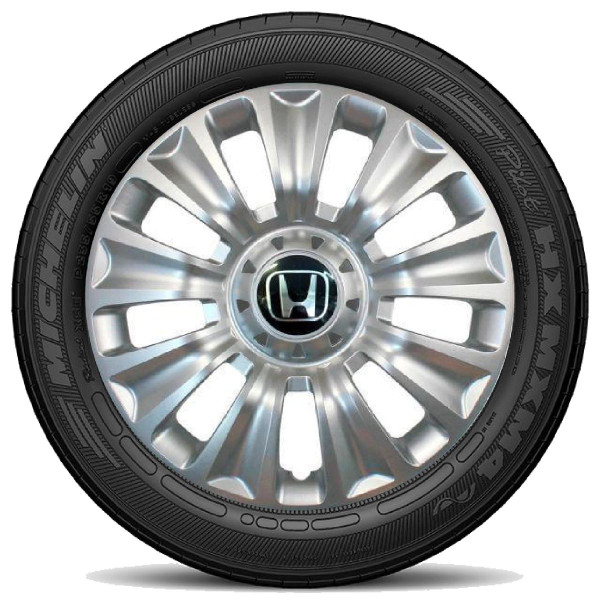Ковпак колеса з емблемою Honda SKS424 R16 сірий з логотипом на вибір 4 шт