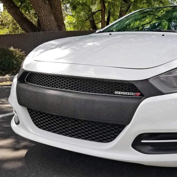 Сетка пластиковая для бампера радиатора 40х120 см LAMBO STYLE 1 мелкие соты 15х6 мм Черная