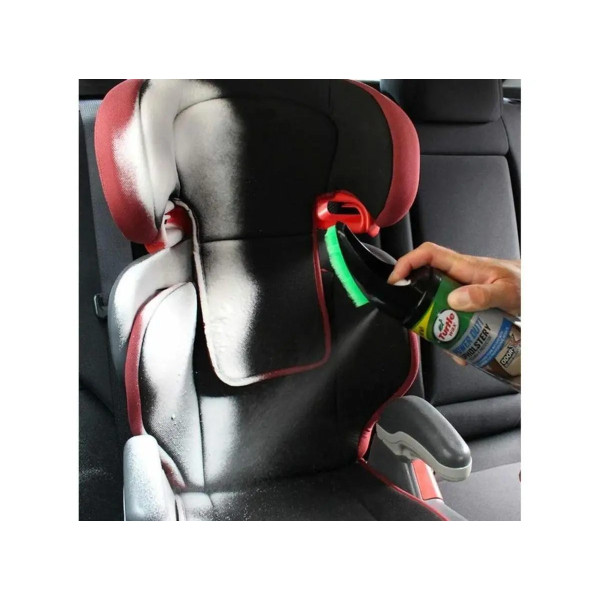 Пінна суха хімчистка оббивки зі щіткою Turtle Wax Power Out Upholstery Cleaner Odor-X 400 мл (GL 52893/18706)