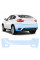 Антигравийная защитная бронепленка по лекалам для BMW X6 E71 2008-2014 - задний бампер
