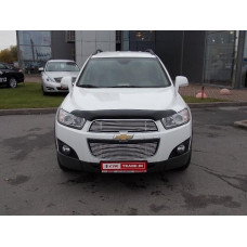 Дефлектор капоту мухобійка Chevrolet Captiva 2012 Темний