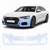 Антигравийная защитная бронепленка по лекалам для Audi A8 D5 facelift 2022- передний бампер