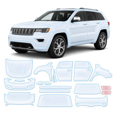 Антигравийная защитная бронепленка по лекалам для Jeep Grand Cherokee WK2 facelift 2014-2021 - полный кузов