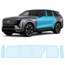 Антигравийная защитная бронепленка по лекалам для Cadillac Escalade IQ EV 2024- зоны дверей и стойки окон