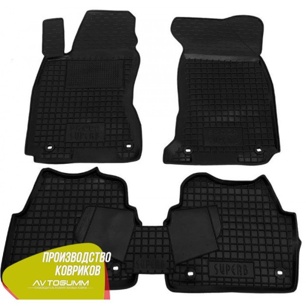 Автомобильные коврики в салон Skoda SuperB 2001-2008 Avto-Gumm