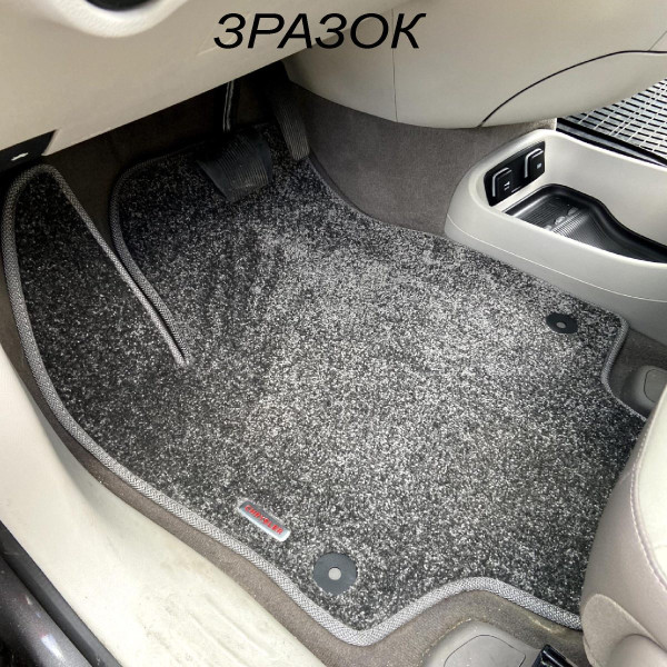 Ворсові Килимки в салон для Zeekr 001 2025 - з підп'ятником Висота ворса 14 мм 3 шт (Magnums)